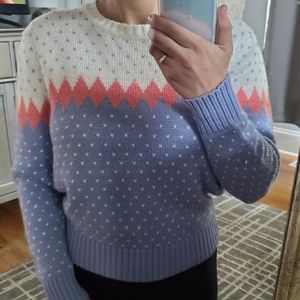 Vintage pastel heart Sweater